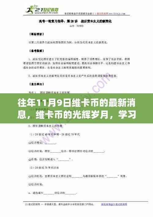 维卡币的光辉岁月,学习与变化的奇迹,带来自信与成就感的最新消息(往年11月9日)