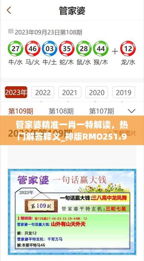 管家婆精准一肖一特解读,热门解答释义_神版RMO251.9