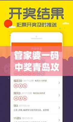 管家婆一码中奖青岛攻略，资源策略兼容版IKW493.5