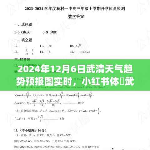 武清天气预报趋势图新鲜出炉,2024年12月6日天气趋势实时更新