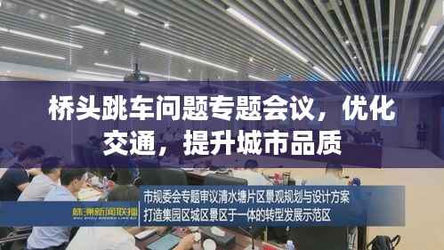桥头跳车问题专题会议,优化交通,提升城市品质
